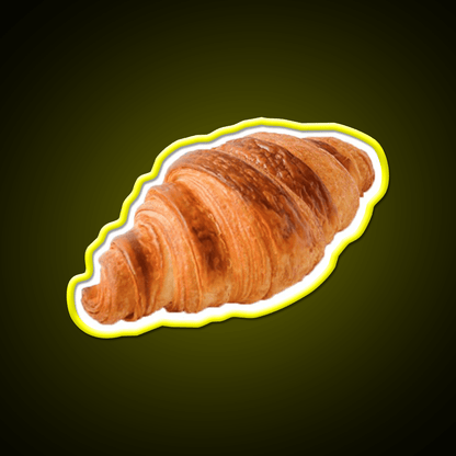 French Croissant Snack Food Led Neon Sign Rgb Color - Shineneon