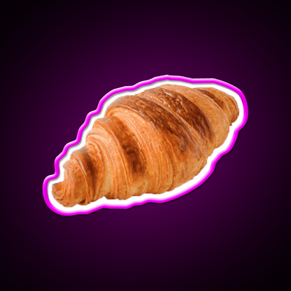 French Croissant Snack Food Led Neon Sign Rgb Color - Shineneon