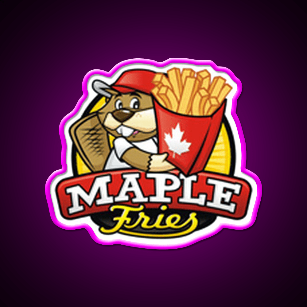 French Fries Fast Food Led Neon Sign For Burger Place Wall Decor Rgb Color - Shineneon