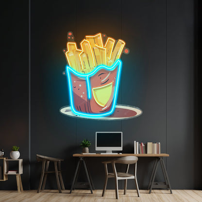 French Fries Potatoes Led Neon Sign Light Custom Led Signs - Shineneon