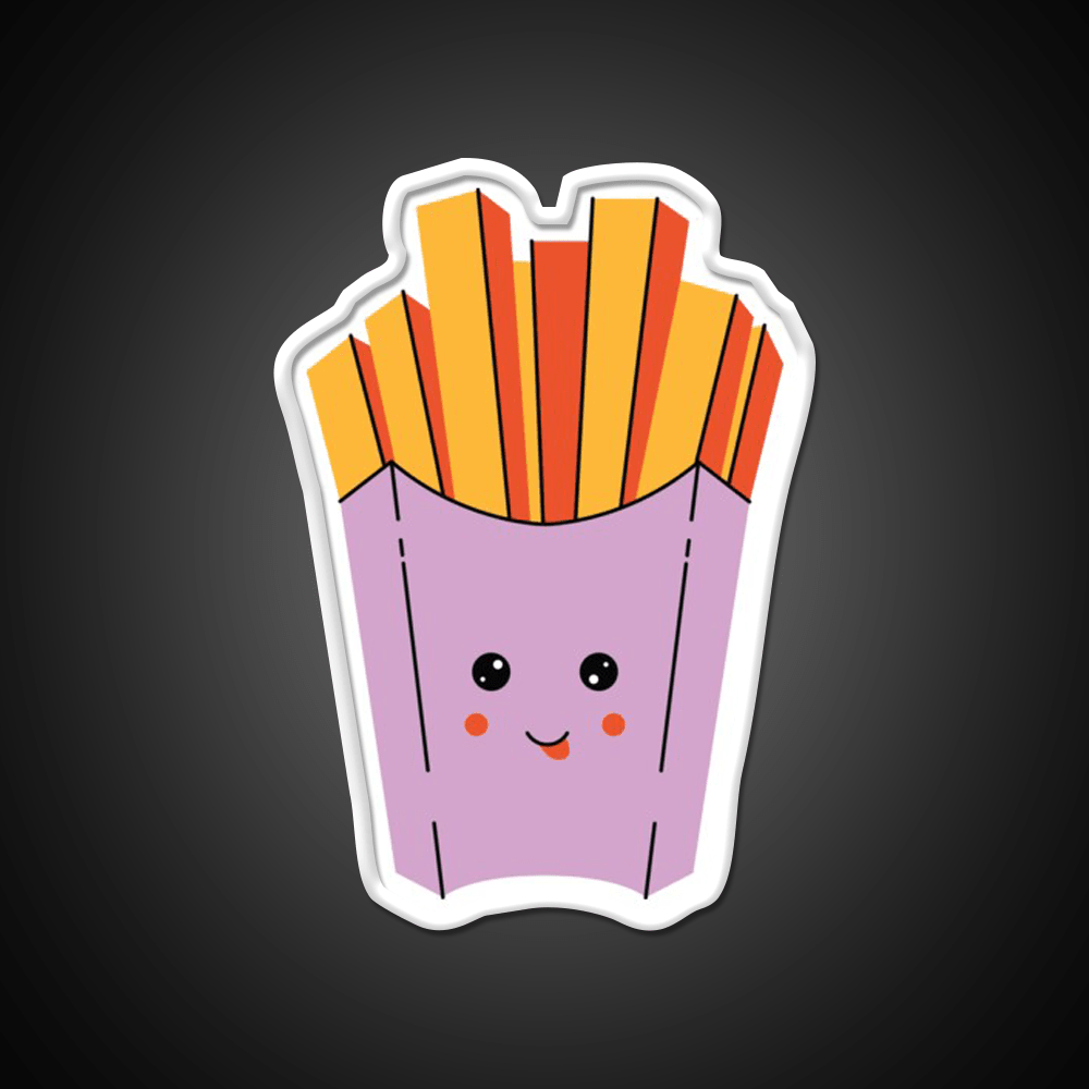 French Fries Snack Food Led Neon Sign Snack Food Led Neon Sign Rgb Color - Shineneon