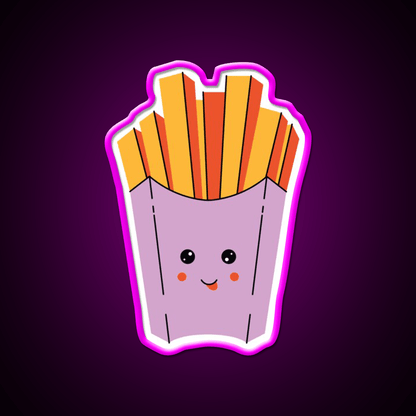 French Fries Snack Food Led Neon Sign Snack Food Led Neon Sign Rgb Color - Shineneon