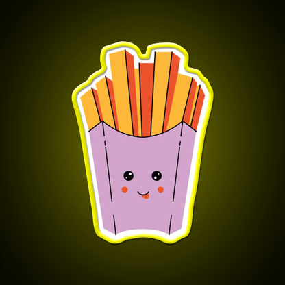 French Fries Snack Food Led Neon Sign Snack Food Led Neon Sign Rgb Color - Shineneon