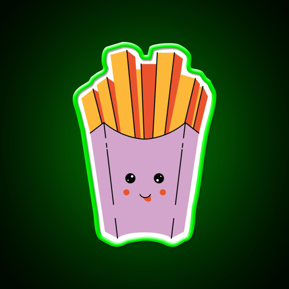French Fries Snack Food Led Neon Sign Snack Food Led Neon Sign Rgb Color - Shineneon