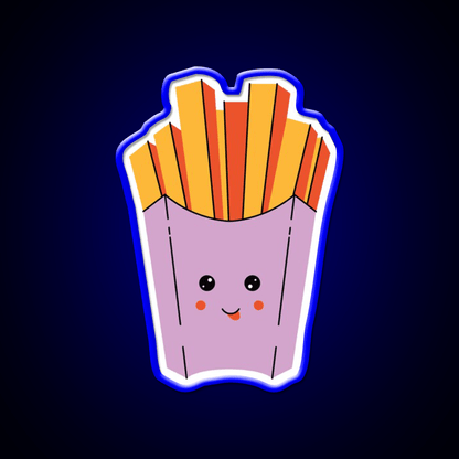 French Fries Snack Food Led Neon Sign Snack Food Led Neon Sign Rgb Color - Shineneon