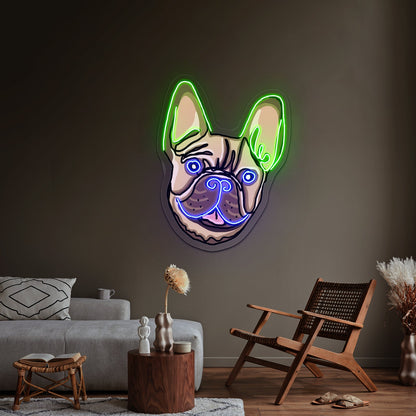 French Georgia Bulldogs Neon Sign - Shineneon