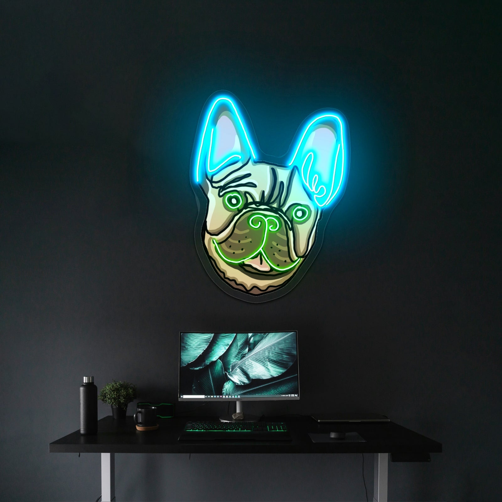 French Georgia Bulldogs Neon Sign - Shineneon