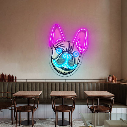 French Georgia Bulldogs Neon Sign - Shineneon