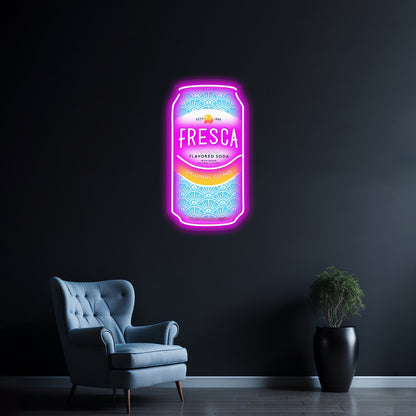 Fresca Can Artwork Neon Led Signs