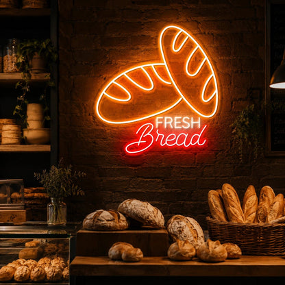 Fresh Bread Loaves LED Neon Sign - Shineneon