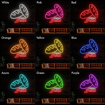 Fresh Bread Loaves LED Neon Sign - Shineneon