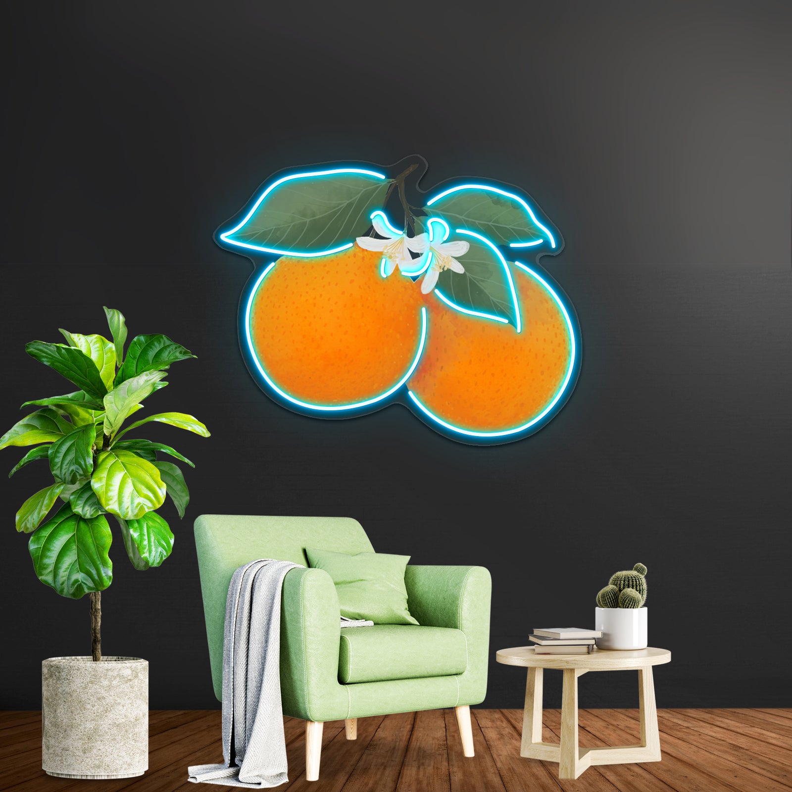 Fresh Citrus Artwork Neon Led Signs