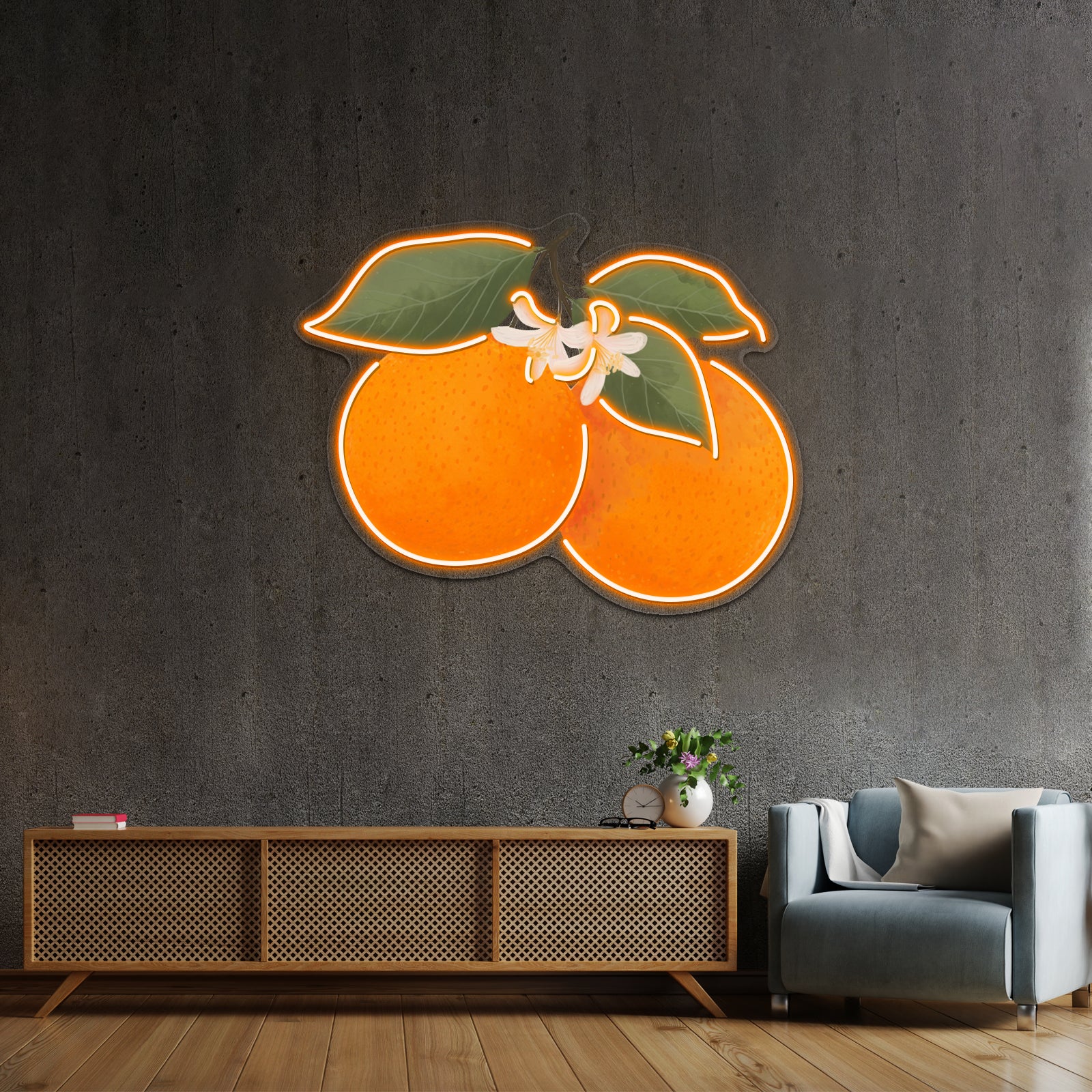 Fresh Citrus Artwork Neon Led Signs