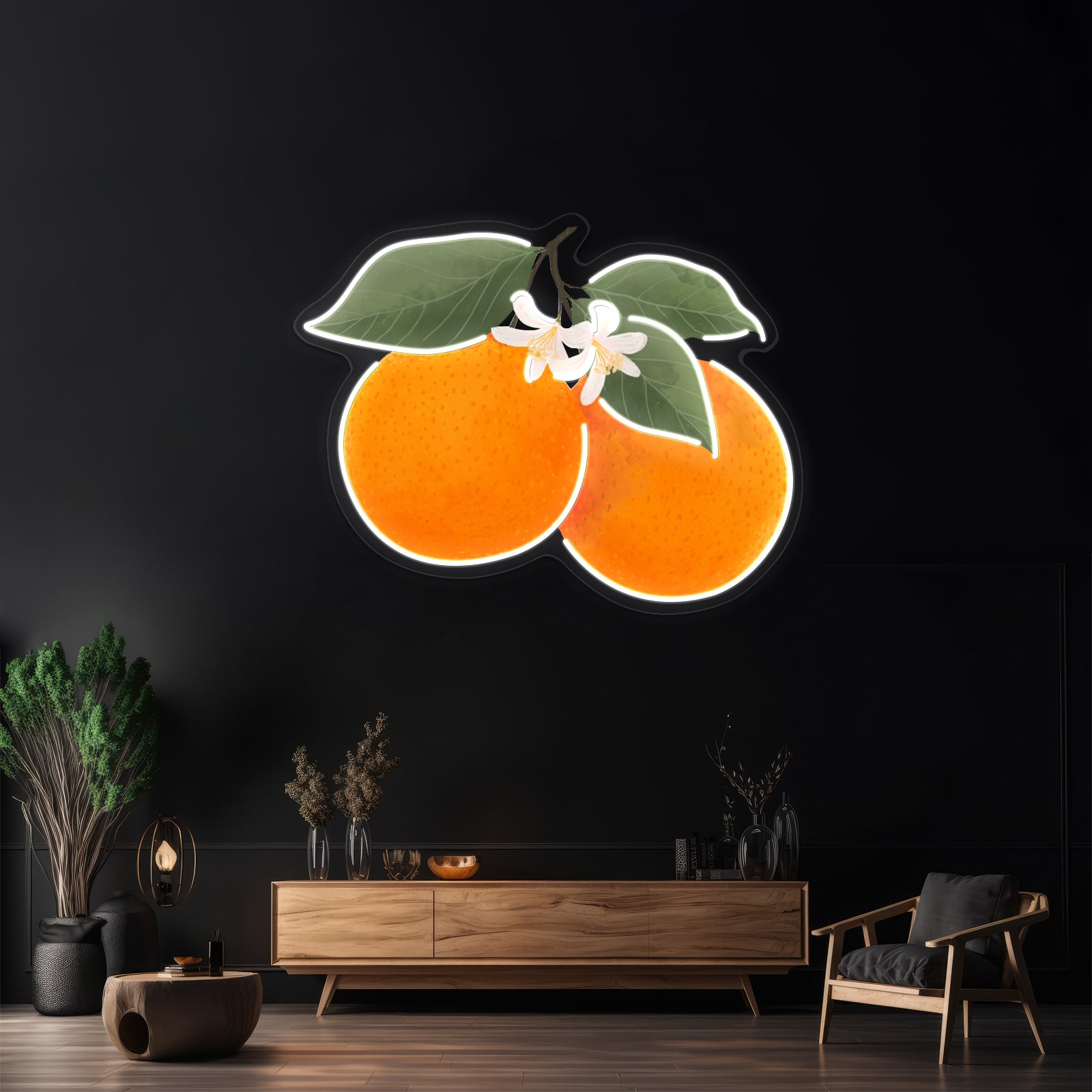 Fresh Citrus Artwork Neon Led Signs