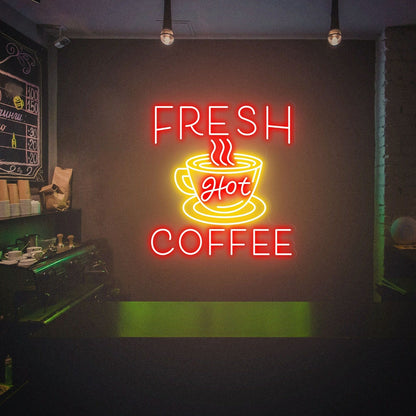 Fresh Coffee Shop Sign Cafe Neon Sign | Shineneon