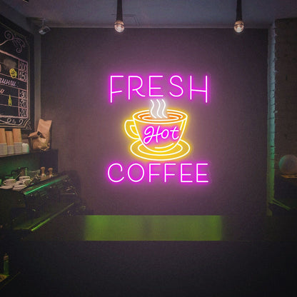 Fresh Coffee Shop Sign Cafe Neon Sign | Shineneon