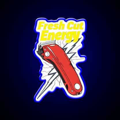 Fresh Cut Energy Barber Vibes Only Barber Shop Haircut Led Neon Sign - LED neon sign view 5