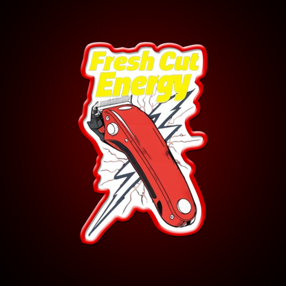 Fresh Cut Energy Barber Vibes Only Barber Shop Haircut Led Neon Sign - LED neon sign view 10
