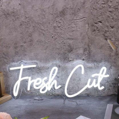 Fresh Cut White Led Neon Sign - Shineneon