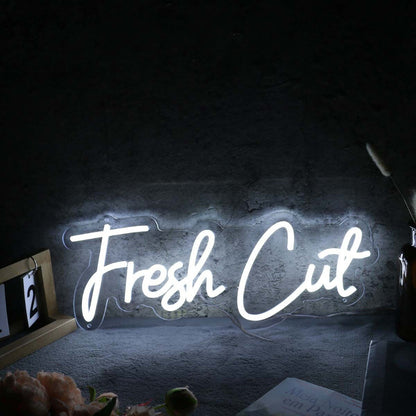 Fresh Cut White Led Neon Sign | Shineneon