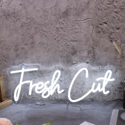 Fresh Cut White Led Neon Sign | Shineneon