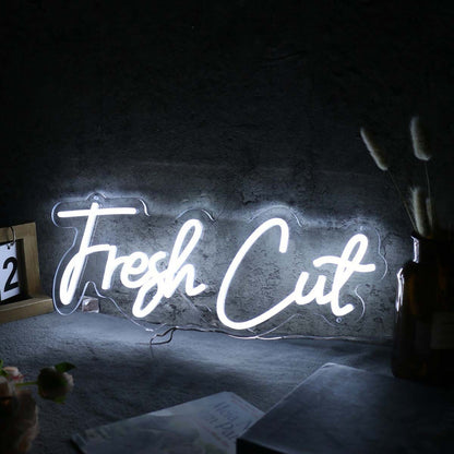 Fresh Cut White Led Neon Sign | Shineneon
