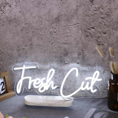Fresh Cut White Led Neon Sign | Shineneon
