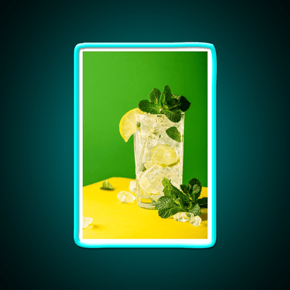 Fresh Mojito On Green And Yellow Party Drink Tequila Led Neon Sign Rgb Color - Shineneon