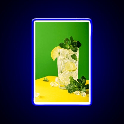 Fresh Mojito On Green And Yellow Party Drink Tequila Led Neon Sign Rgb Color - Shineneon