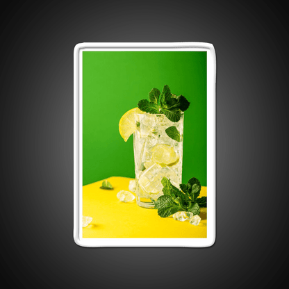 Fresh Mojito On Green And Yellow Party Drink Tequila Led Neon Sign Rgb Color - Shineneon