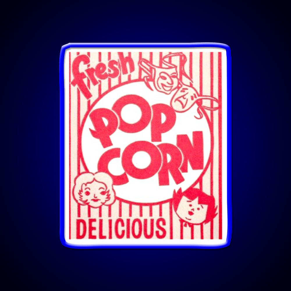 Fresh Popcorn Snack Food Led Neon Sign Rgb Color - Shineneon