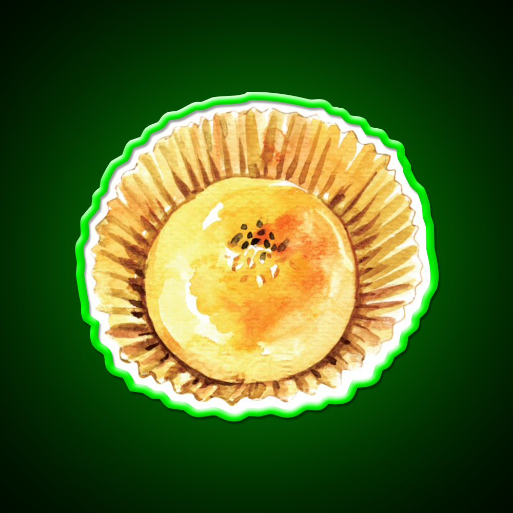 Freshly Baked Chinese Mung Bean Pastry Led Neon Sign Chinese Food Rgb Color