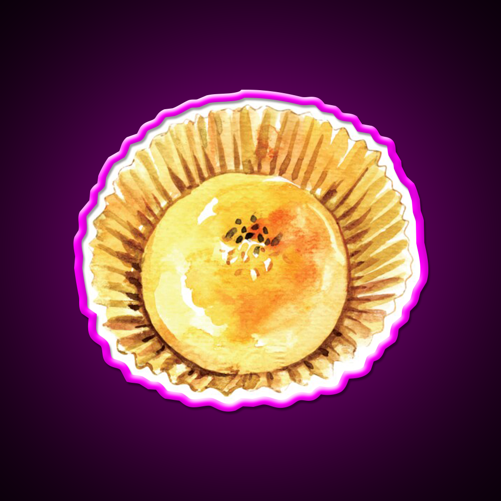 Freshly Baked Chinese Mung Bean Pastry Led Neon Sign Chinese Food Rgb Color