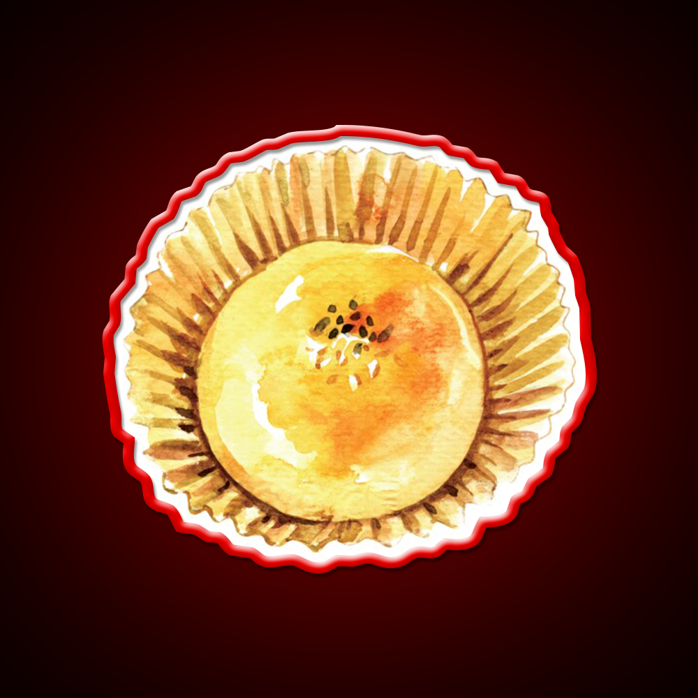 Freshly Baked Chinese Mung Bean Pastry Led Neon Sign Chinese Food Rgb Color