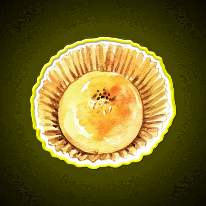 Freshly Baked Chinese Mung Bean Pastry Led Neon Sign Chinese Food Rgb Color