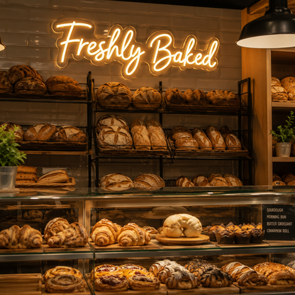 Freshly Baked LED Neon Sign - 03 Real Lifestyle Scene