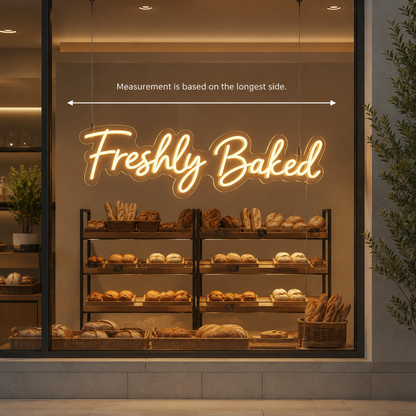 Freshly Baked LED Neon Sign - 04 Size Image