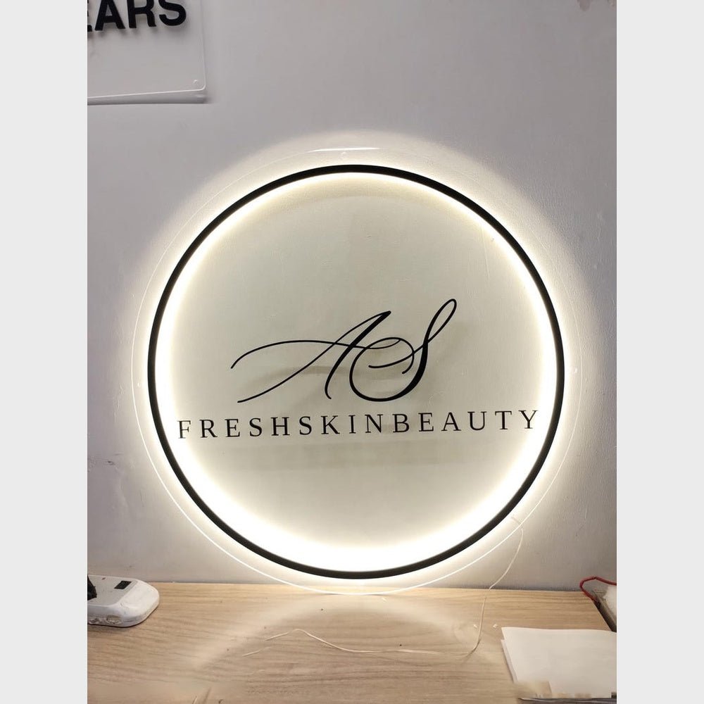 Freshskinbeauty Acrylic Business Logo Sign - Shineneon