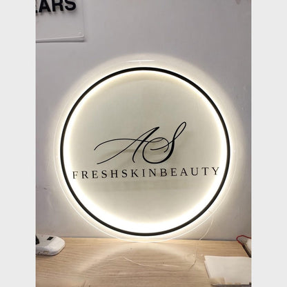 Freshskinbeauty Acrylic Business Logo Sign - Shineneon