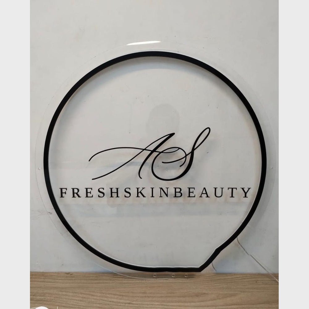 Freshskinbeauty Acrylic Business Logo Sign - Shineneon