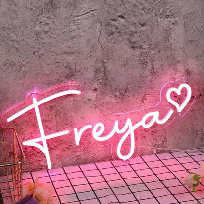 Freya Red Led Neon Sign - Shineneon