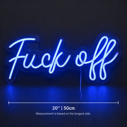 Frick Off LED Neon Sign - 04 Size Image