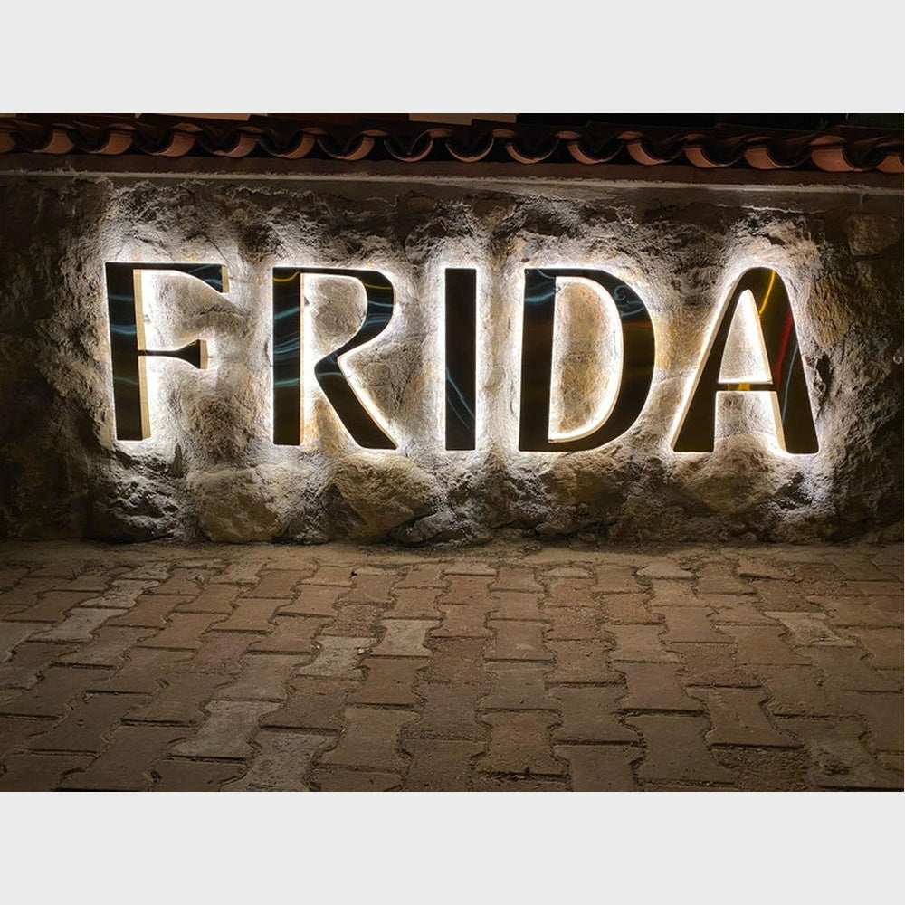 Frida 3D Backlit Channel Letters Led Light Sign