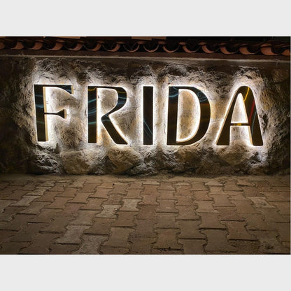 Frida 3D Backlit Channel Letters Led Light Sign