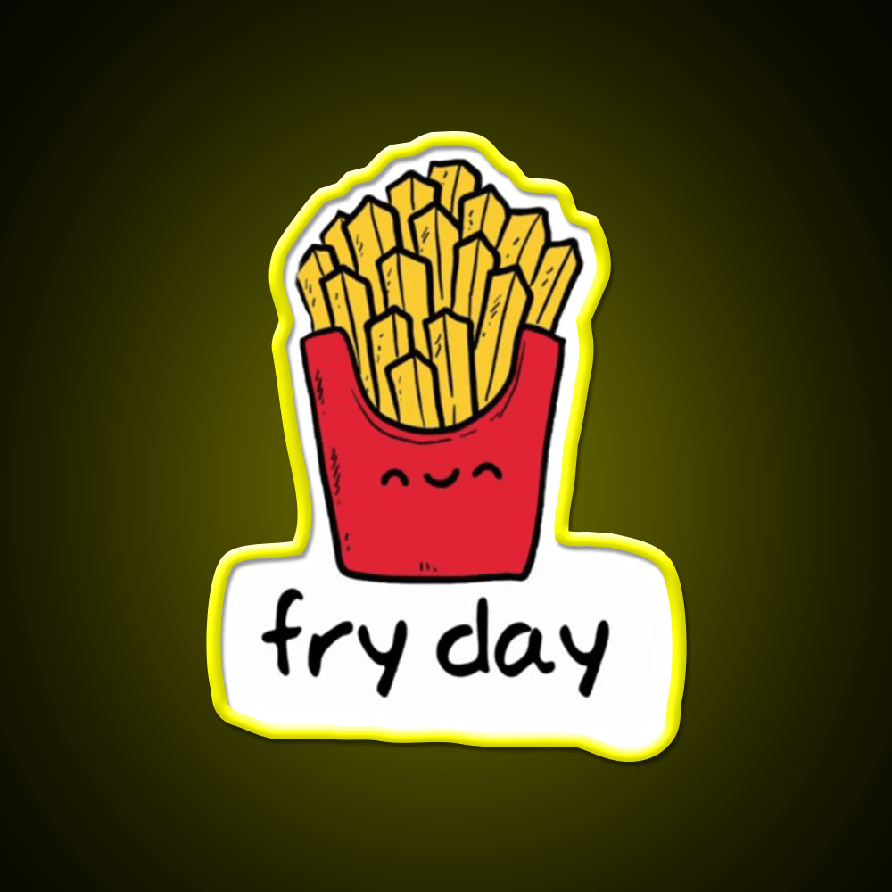 Friday Snack Food Led Neon Sign Rgb Color - Shineneon