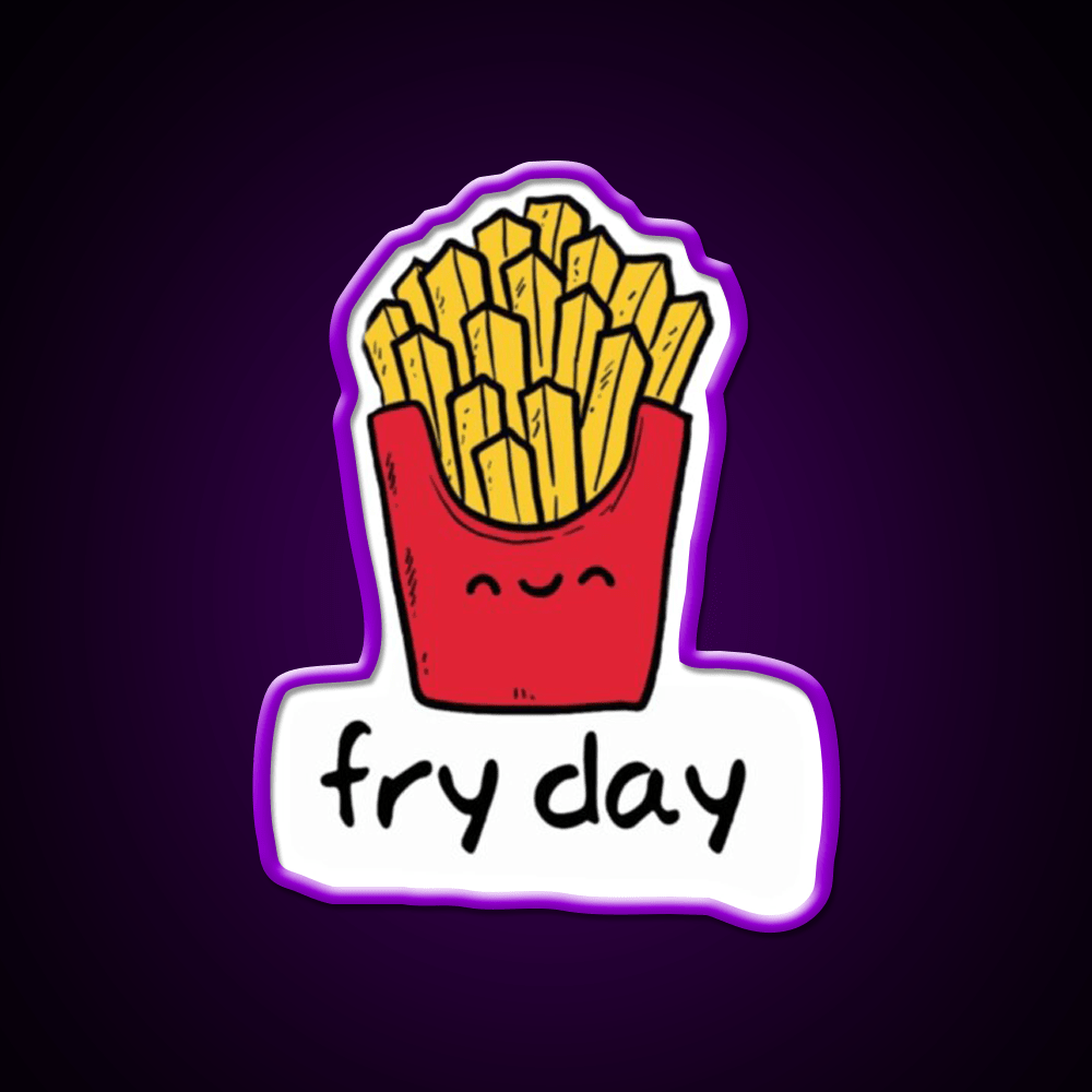 Friday Snack Food Led Neon Sign Rgb Color - Shineneon