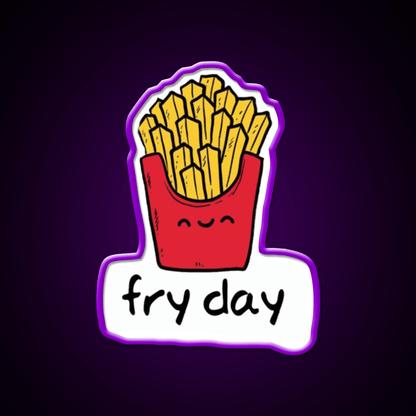 Friday Snack Food Led Neon Sign Rgb Color - Shineneon