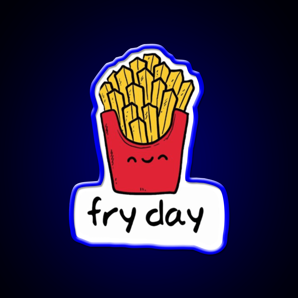 Friday Snack Food Led Neon Sign Rgb Color - Shineneon