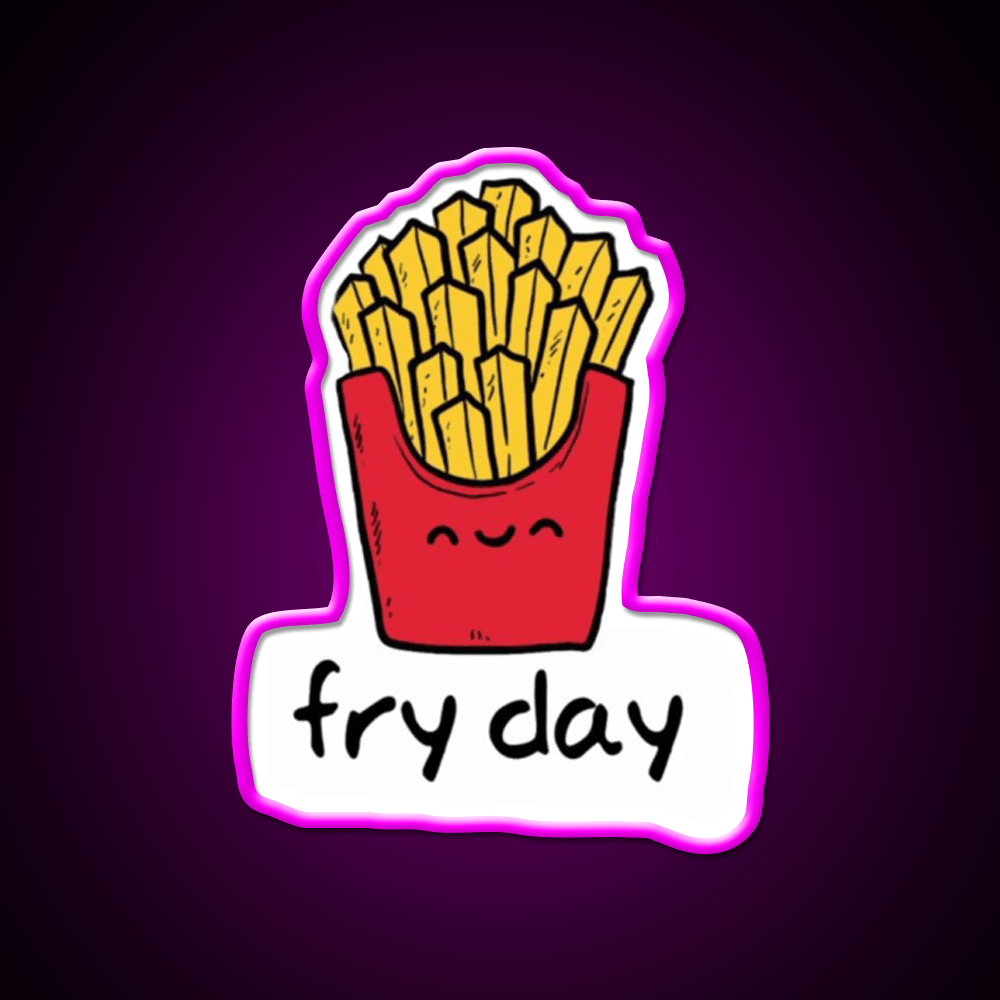 Friday Snack Food Led Neon Sign Rgb Color - Shineneon