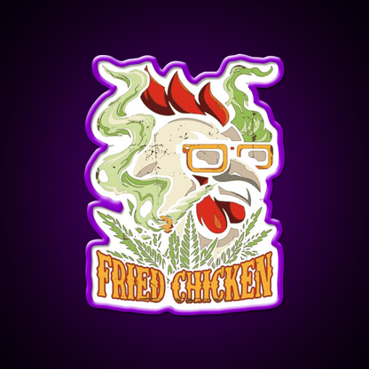 Fried Chicken Fast Food Led Neon Sign For Burger Place Wall Art Rgb Color - Shineneon